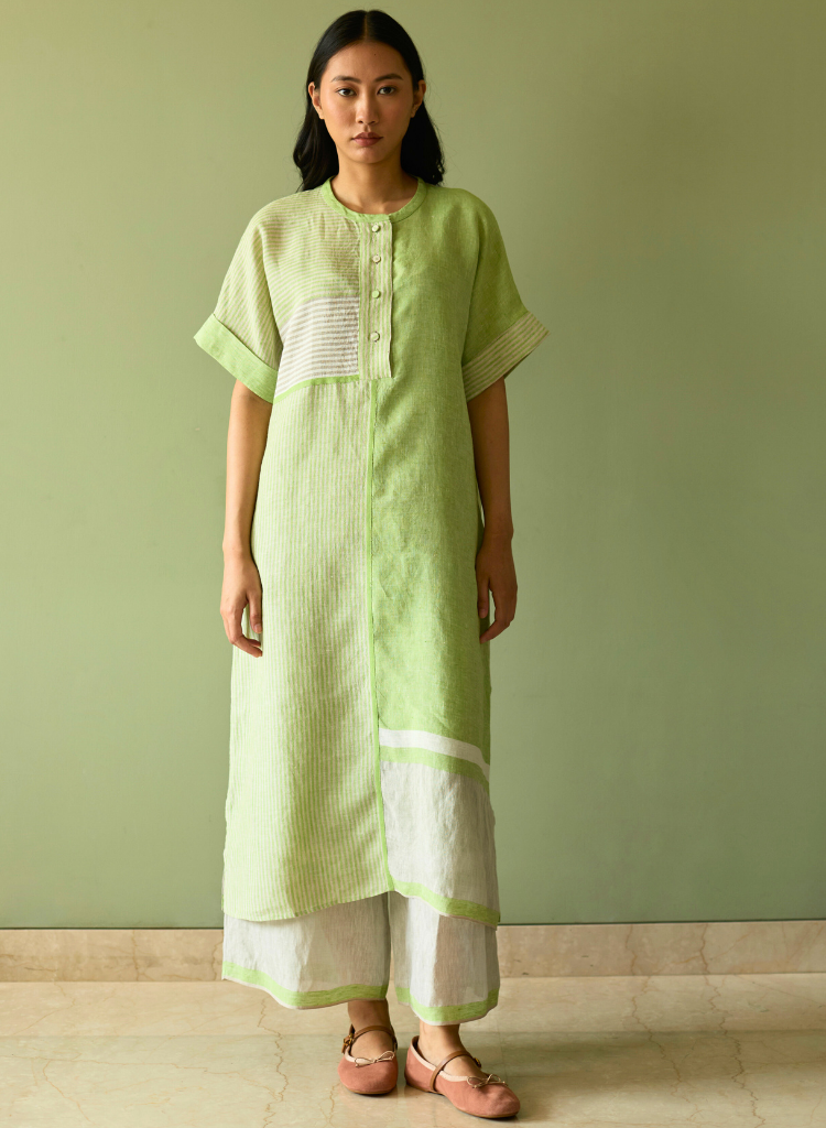 Pira Stripe Tunic Kaftan