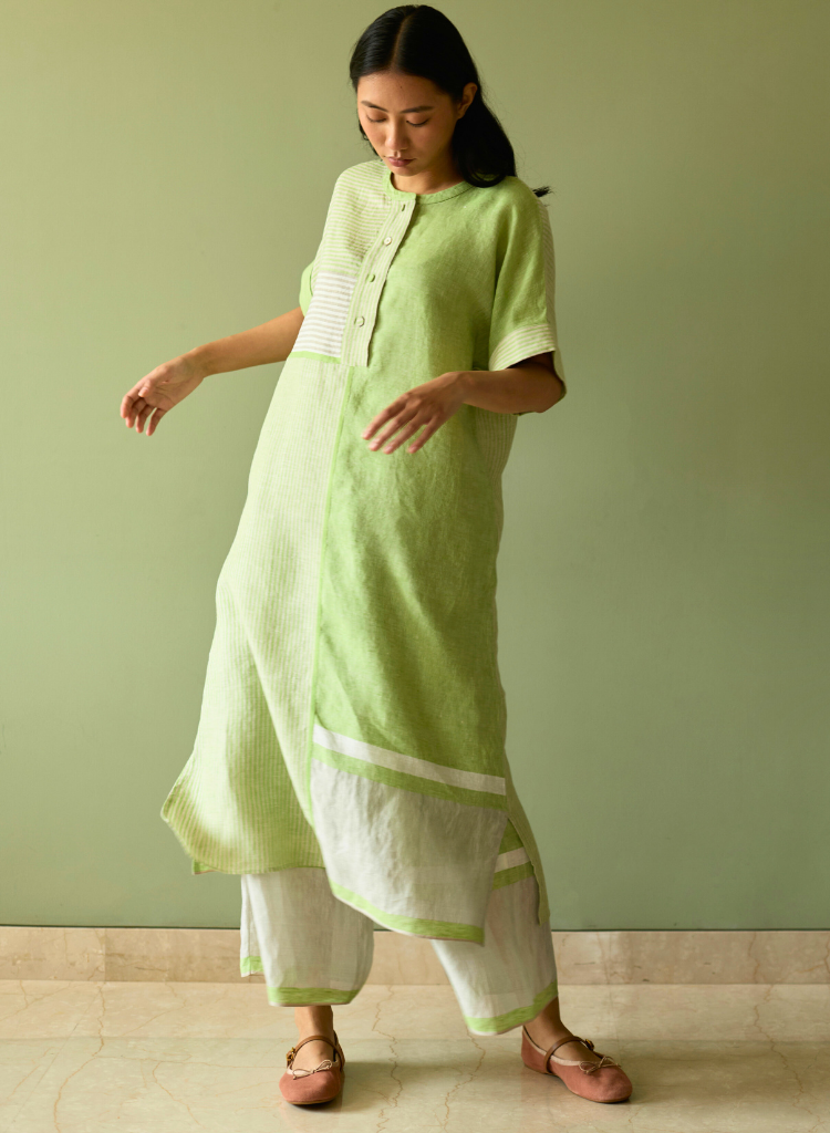 Pira Stripe Tunic Kaftan