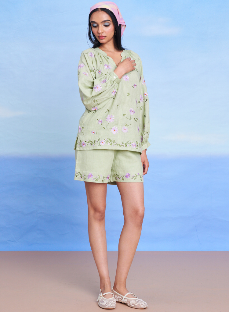Pista Billow Shorts Set