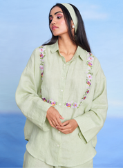 Pista Flared Shirt Set