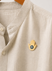 Pixel Palm Brooch