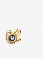Pixel Palm Brooch