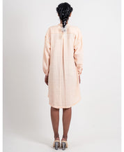 Placket Textured Kurta