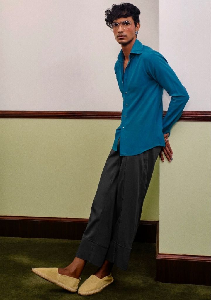 Pleat On Pleat Shirt