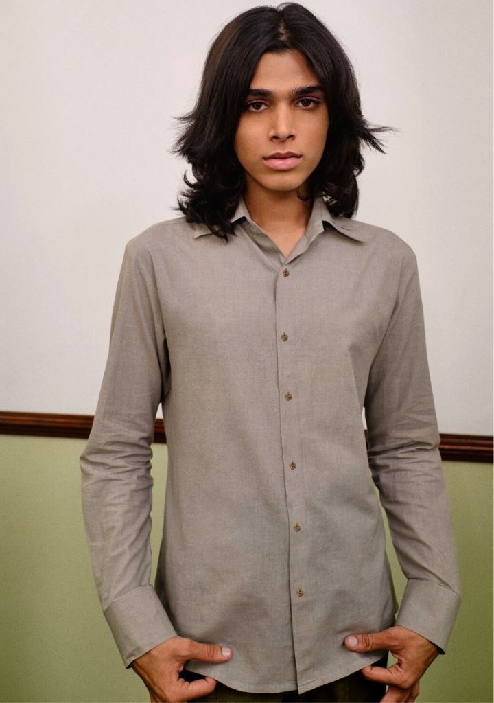 Pleat On Pleat Shirt