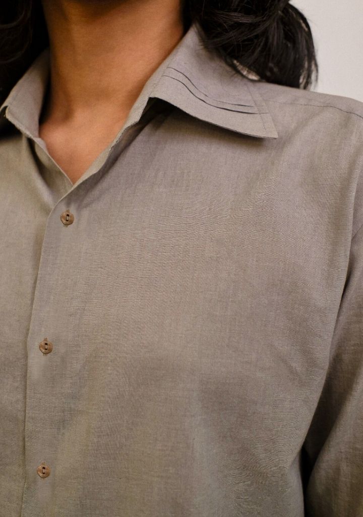 Pleat On Pleat Shirt