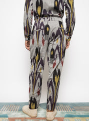 Pleated Barrel Leg Pants