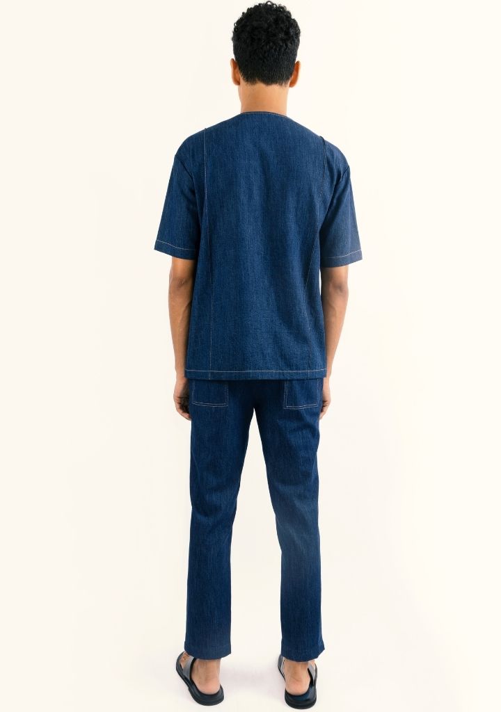 Pleated Narrow Pants