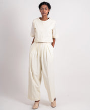 Pleated Waist Pants