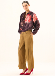 Plum Blossom Bomber Jacket