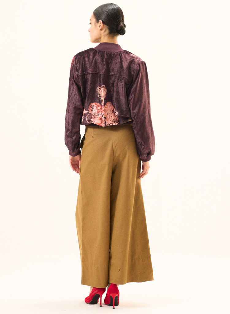 Plum Blossom Bomber Jacket