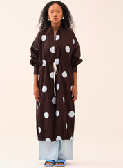 Polka Drawstring Tunic