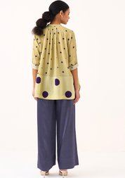 Polka Peasant Top