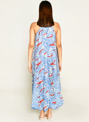 Ponzo Halter Neck Dress