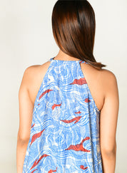 Ponzo Halter Neck Dress