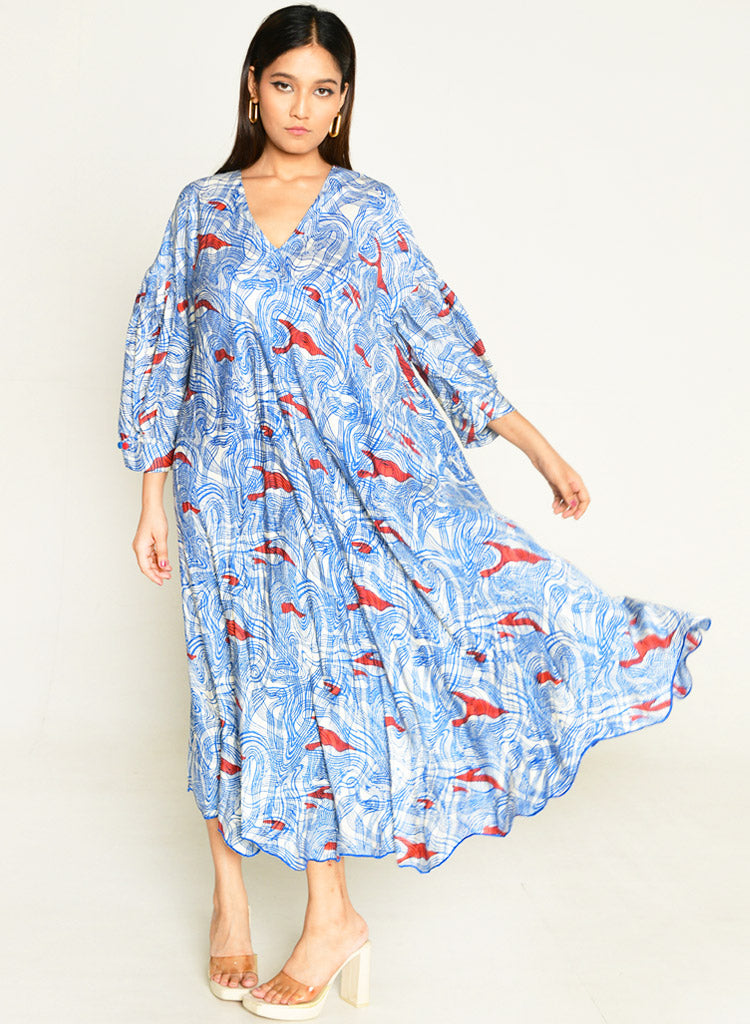 Ponzo Puff Sleeve Dress