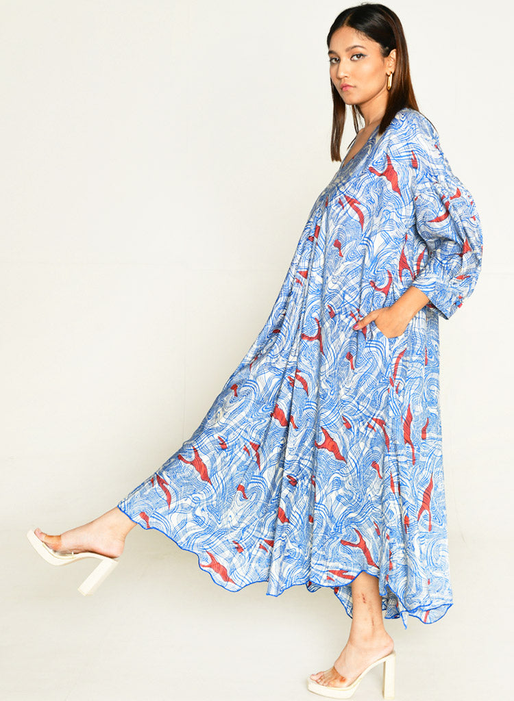 Ponzo Puff Sleeve Dress