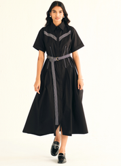 Poplin Midi Shirt Dress