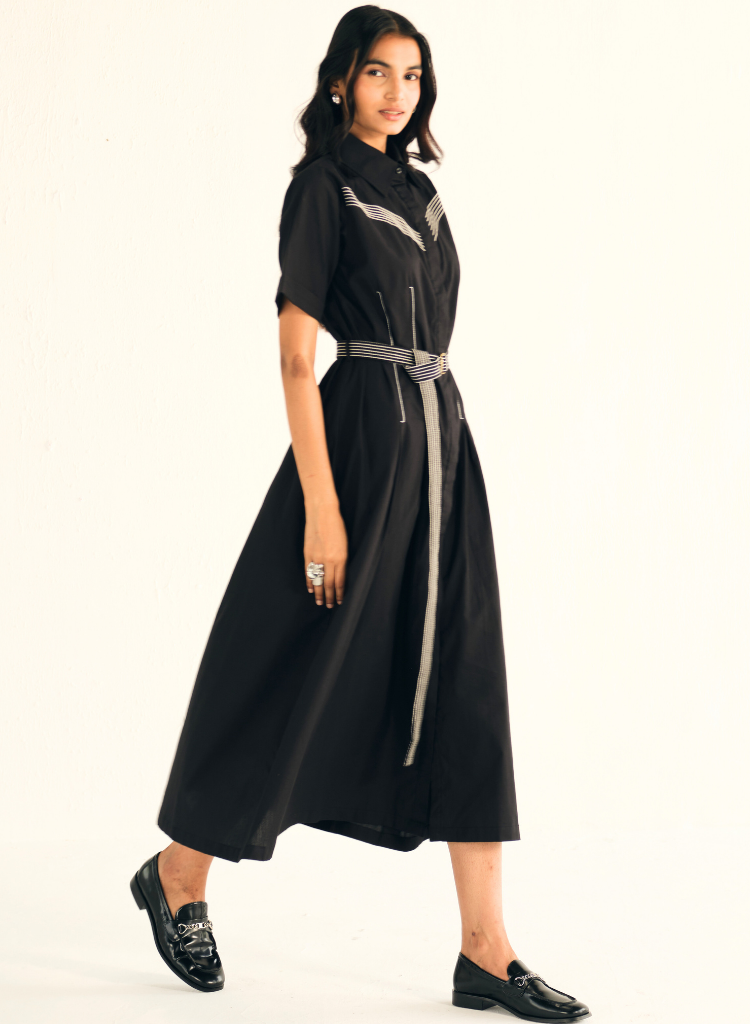 Poplin Midi Shirt Dress
