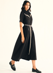 Poplin Midi Shirt Dress