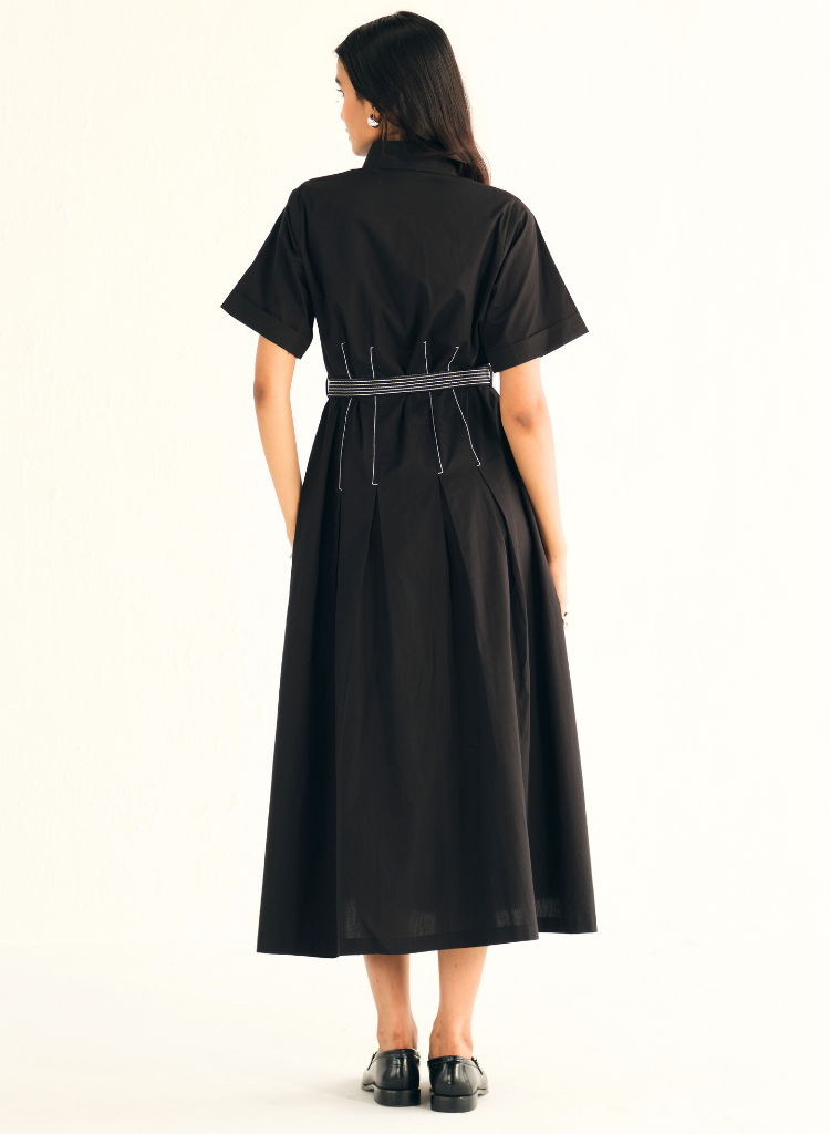 Poplin Midi Shirt Dress