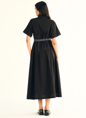 Poplin Midi Shirt Dress