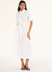 Poplin Shirt Dress