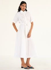 Poplin Shirt Dress