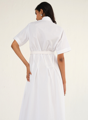 Poplin Shirt Dress