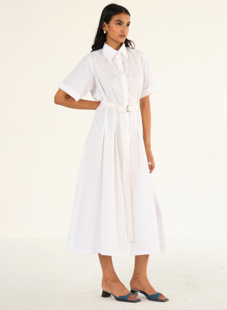Poplin Shirt Dress