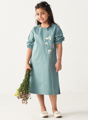 Poppy Appliqué Dress