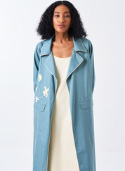 Poppy Appliqué Jacket