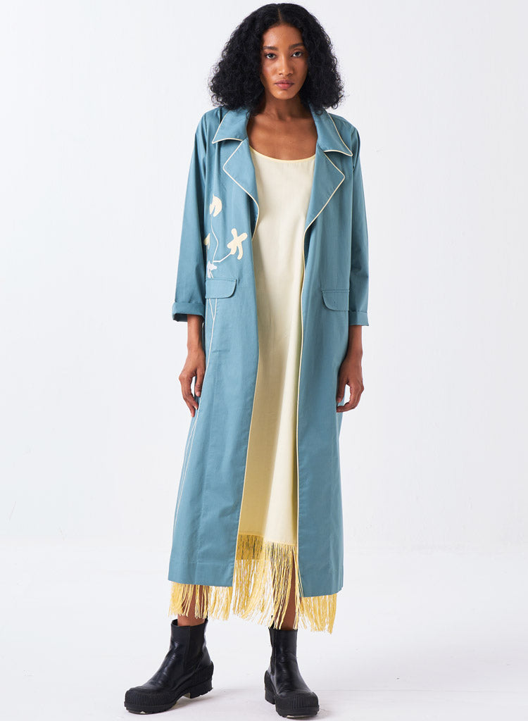 Poppy Appliqué Jacket