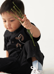 Poppy Appliqué Shirt Set