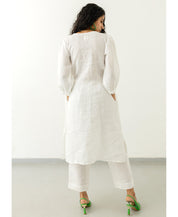 Pristine Linen Kurta