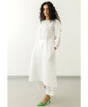 Pristine Linen Kurta Set