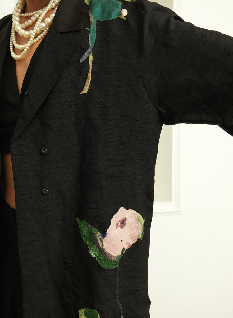Psyflora Appliqué Shirt