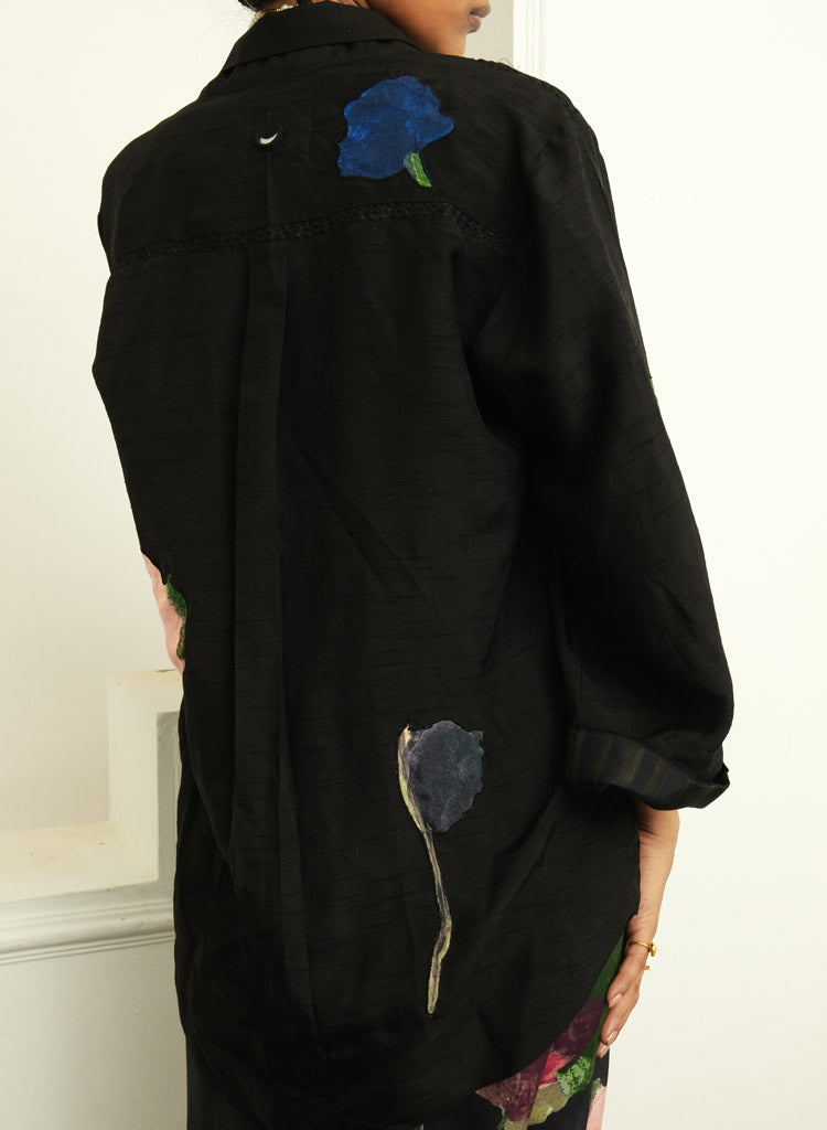 Psyflora Appliqué Shirt