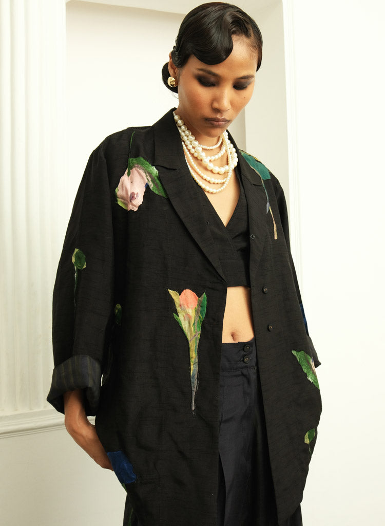 Psyflora Appliqué Shirt