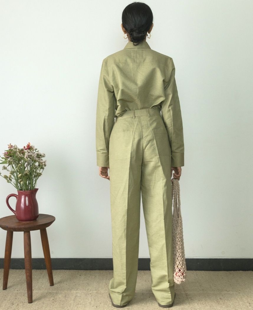 Front Slit Shirt Set