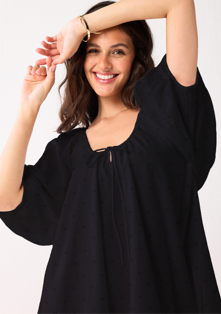 Puff Sleeved Dress
