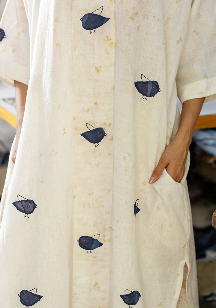 Purple Sunbird Kurta