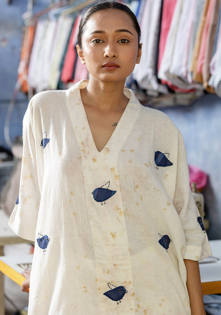 Purple Sunbird Kurta