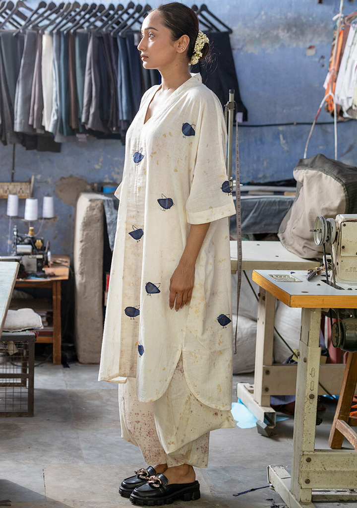 Purple Sunbird Kurta