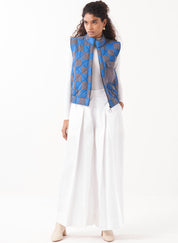 Quilted Short Jacket Set