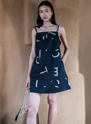 Rachel Line Slip Dress