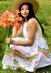 Rainbow Tie Knots Dress