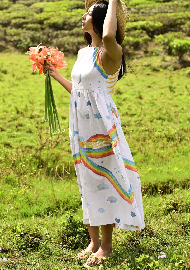 Rainbow Tie Knots Dress