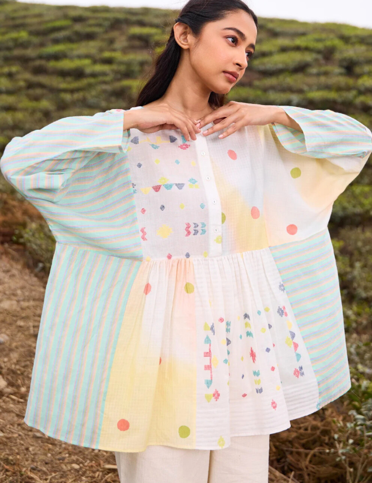 Cotton Jamdani Dresses Online In India | Shop at Nete NETE.IN Cotton Jamdani Dresses Online In India | Shop at Nete NETE.IN