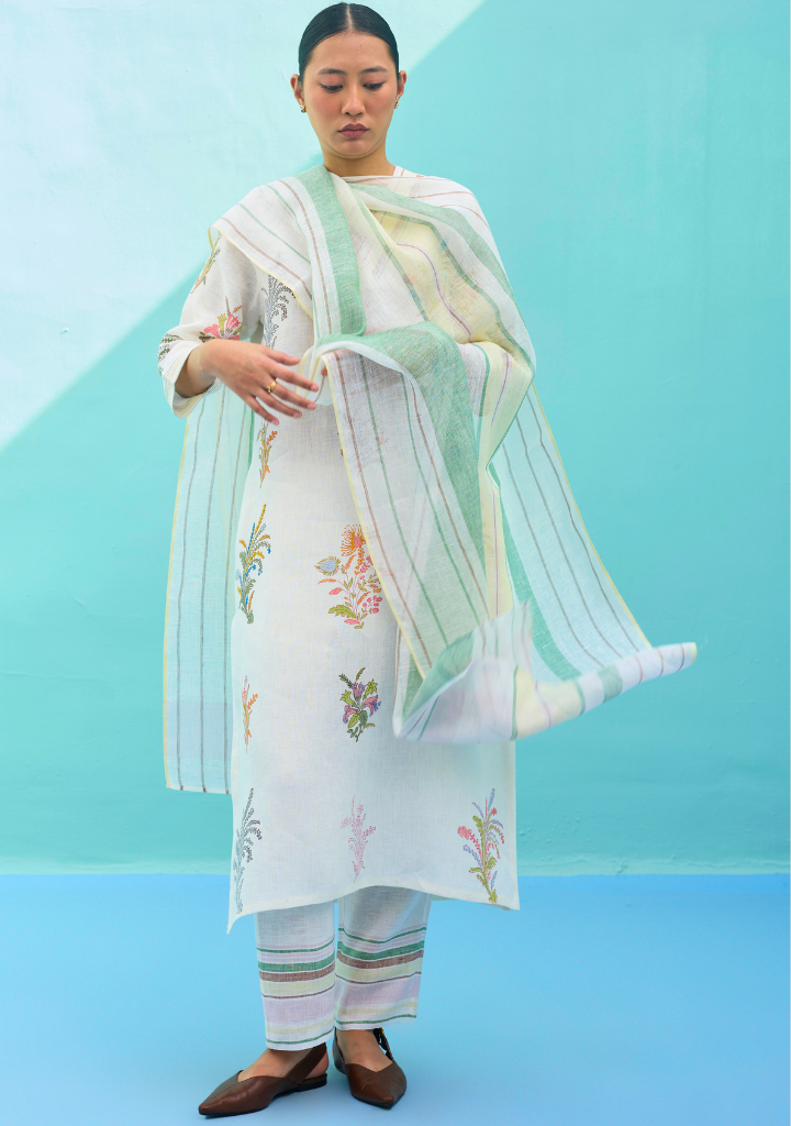 Rava Stripe Dupatta